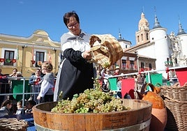 Una de las actividades desarrolladas durante la psada Fiesta de la Vendimia.
