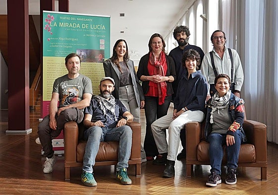 El equipo de 'La mirada de Lucía'.