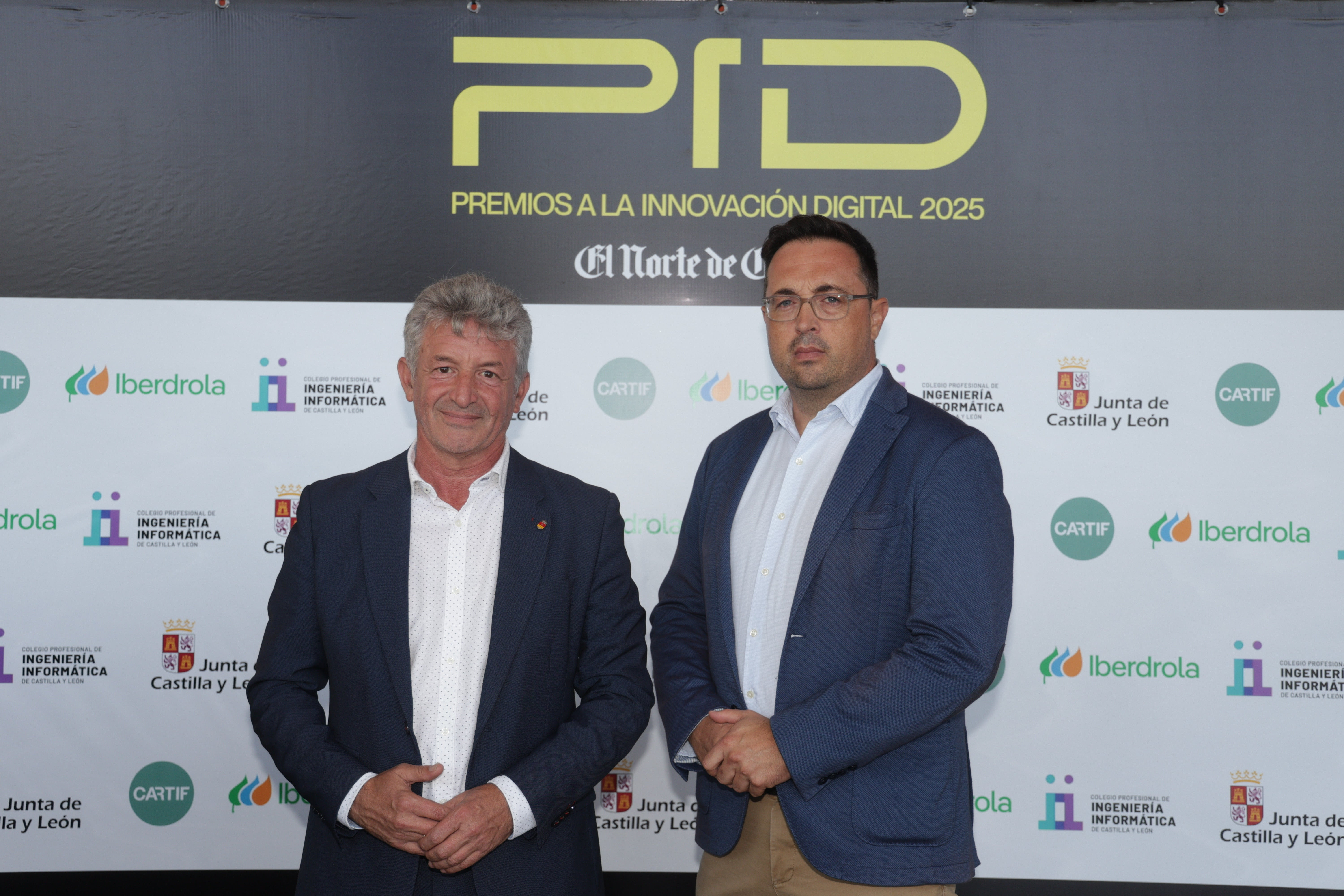 Sarbelio Fernández, alcalde Arroyo de la Encomienda, y Alfonso González, concejal de Presidencia de Arroyo de la Encomienda.