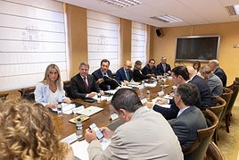 Reunión del consejo de la sociedad Valladolid Alta Velocidad esta semana.