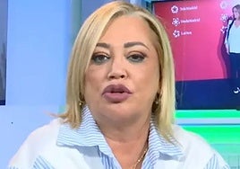 Belén Esteban en el programa 'No somos nadie'.