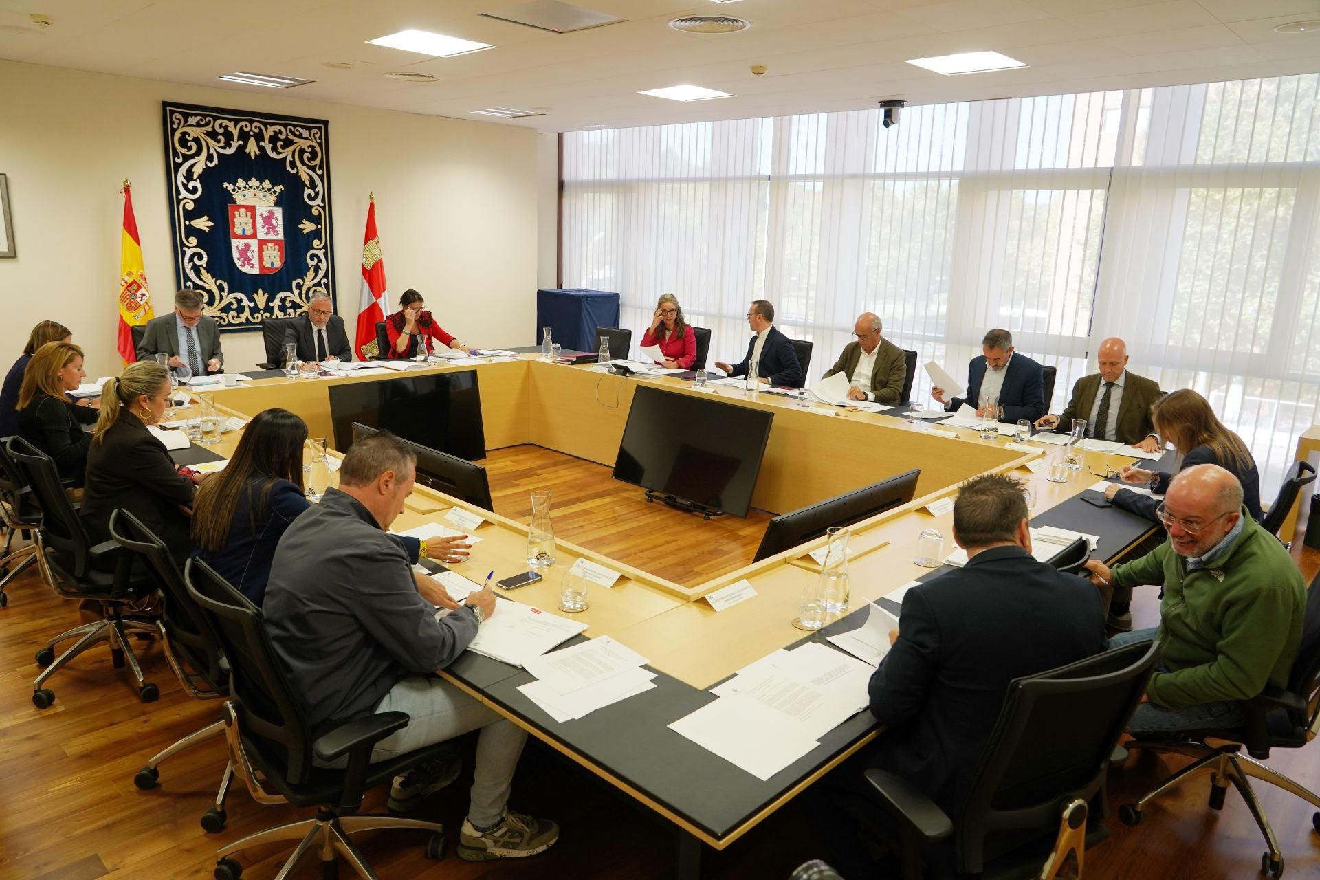 Reunión de la junta de portavoces el pasado jueves.