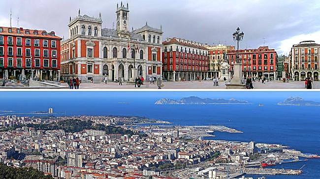 El primero es un duelo de ciudades, ¿Valladolid o Vigo? ¿Cuál tiene más habitantes? 