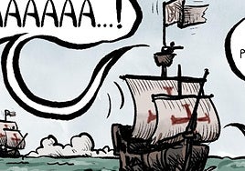 La viñeta de Sansón: Al grito de Rodrigo de Triana