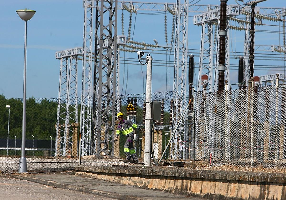 Subestación La Lomba de Red Eléctrica de España en la localidad leonesa de Ponferrada.