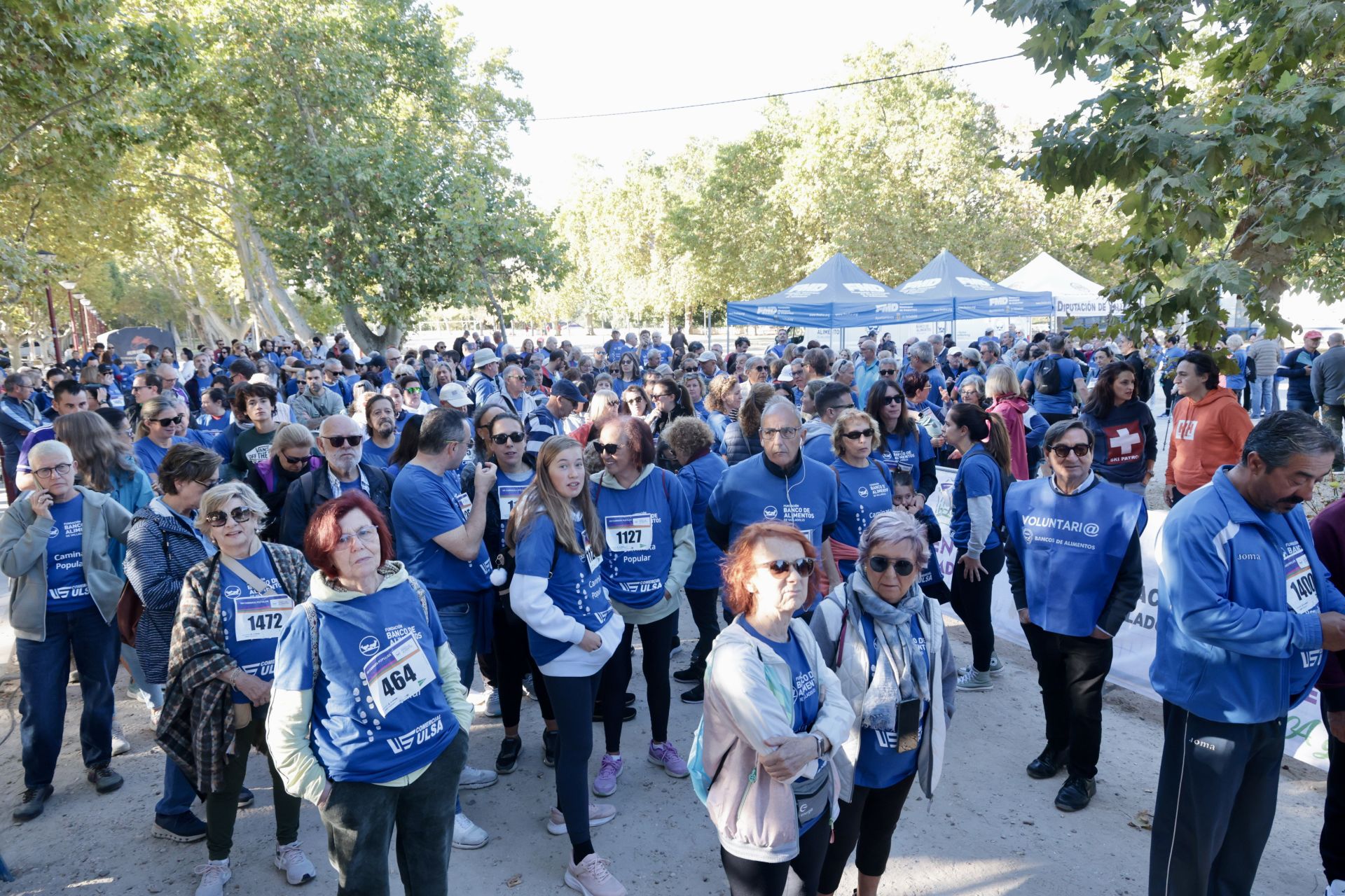 Caminata popular a beneficio del Banco de Alimentos de Valladolid