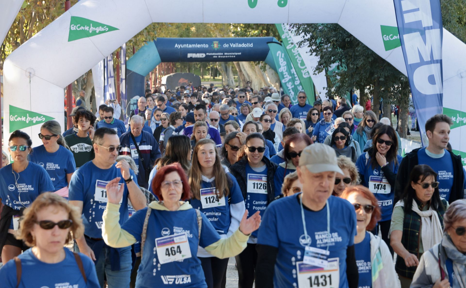 Caminata popular a beneficio del Banco de Alimentos de Valladolid