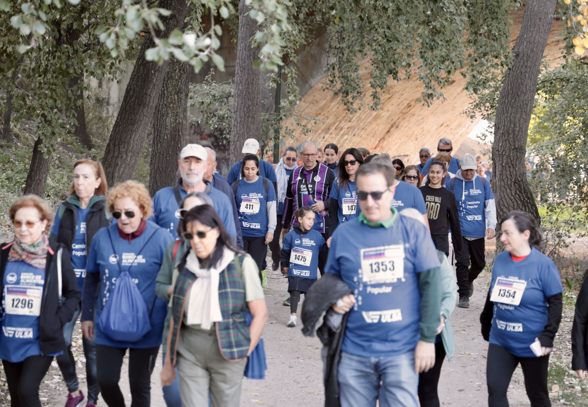 Caminata popular a beneficio del Banco de Alimentos de Valladolid