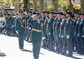 Las imágenes del acto de la Guardia Civil en Valladolid por el Día de la Hispanidad