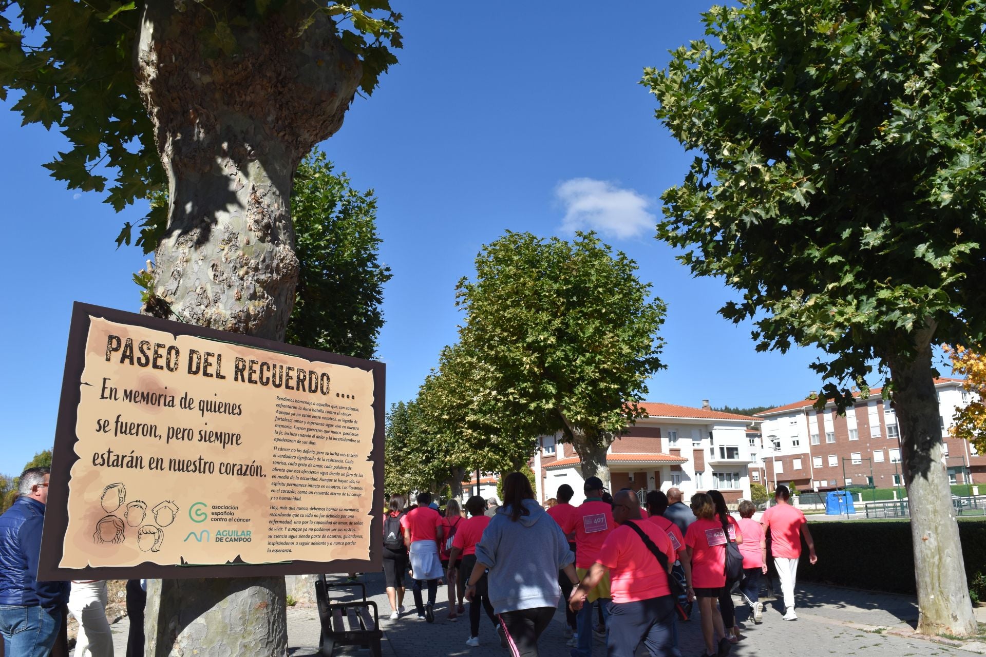 Aguilar de Campoo marcha contra el cáncer