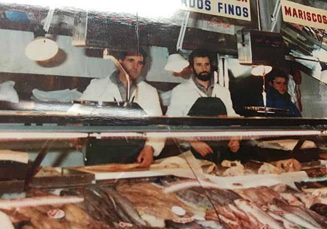 Felipe Pollino con su hijo José Ignacio en una foto antigua.