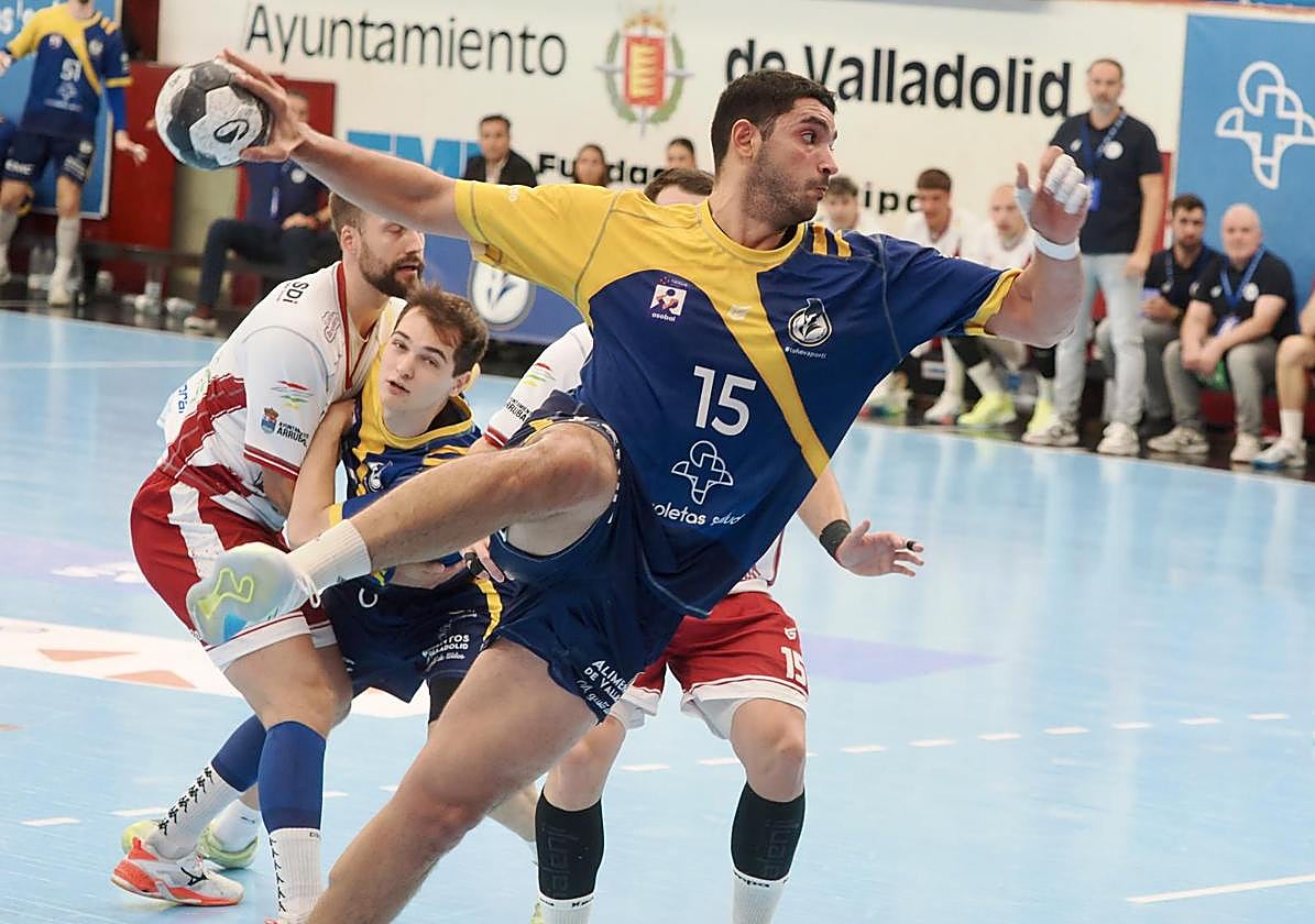 Un momento del partido.