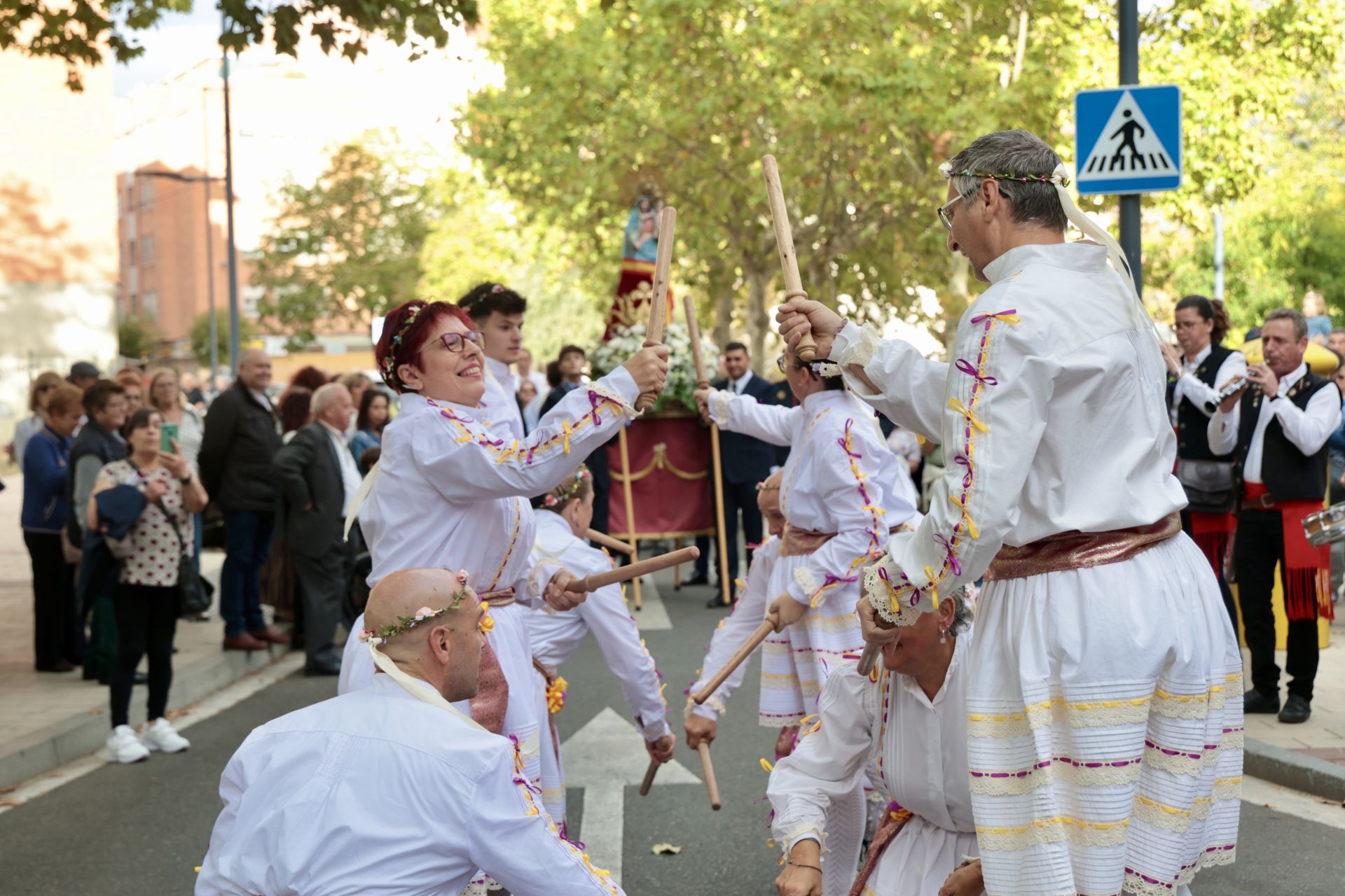 La procesión de la Virgen de la Pilarica, en imágenes
