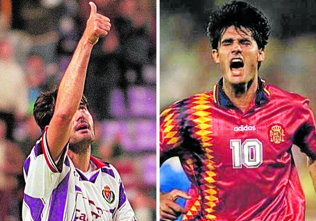 Caminero, de blanquivioleta y con la selección.