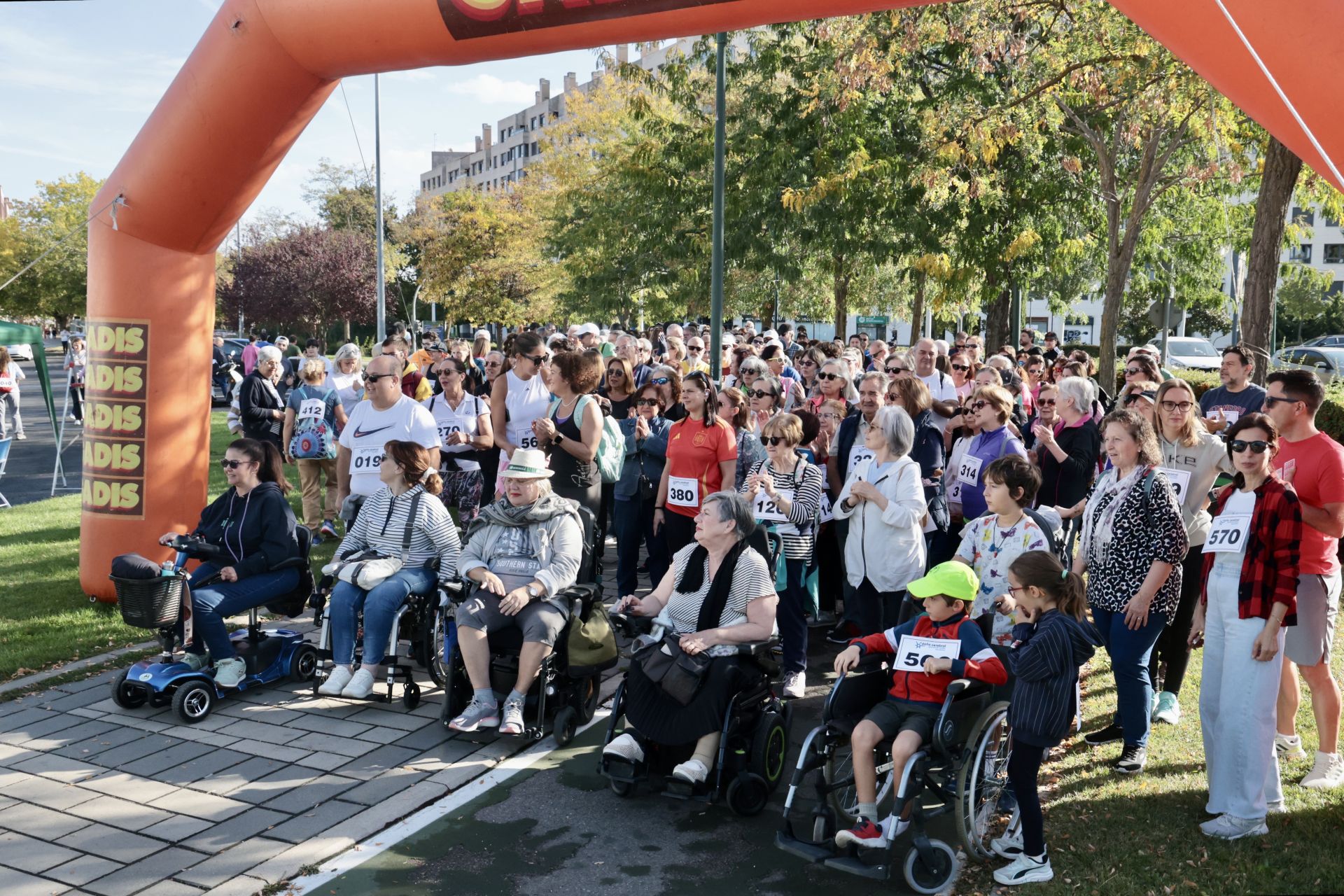 IV Marcha a favor de las personas con daño cerebral adquirido en Valladolid