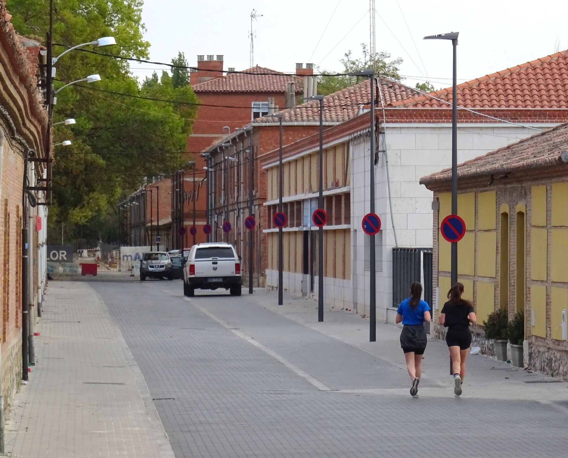 Obras en la calle Canal de Valladolid