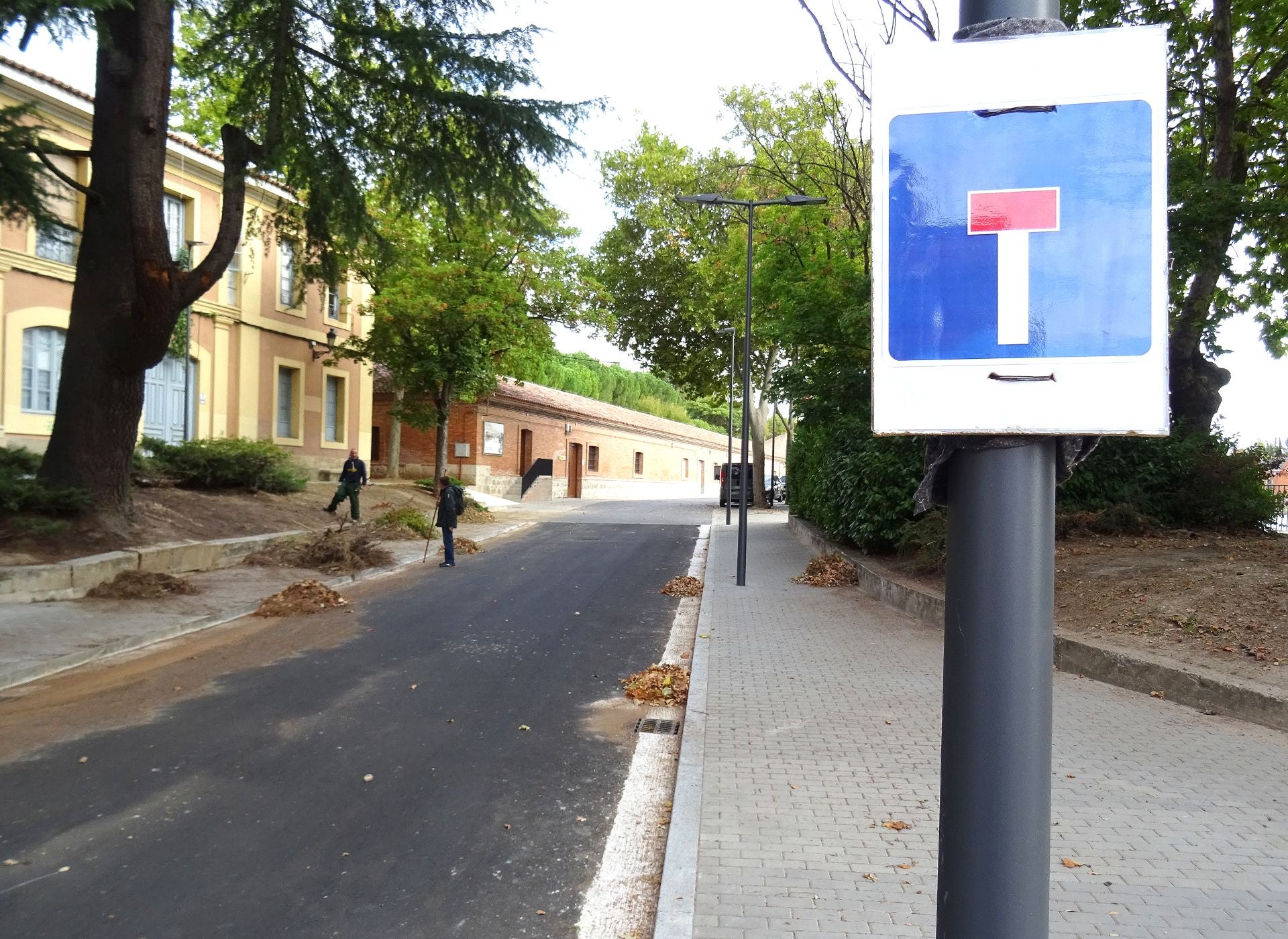 Obras en la calle Canal de Valladolid