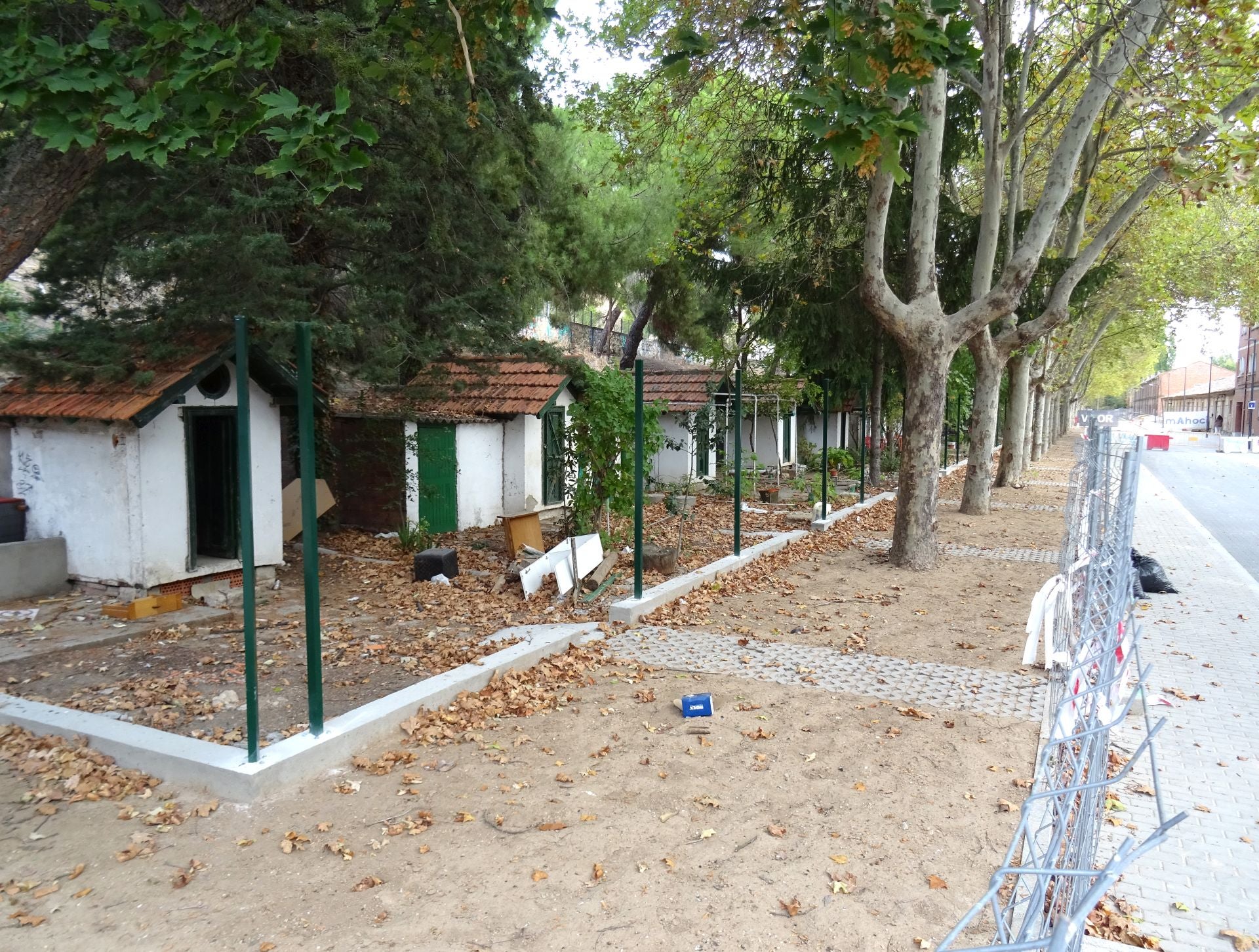 Obras en la calle Canal de Valladolid