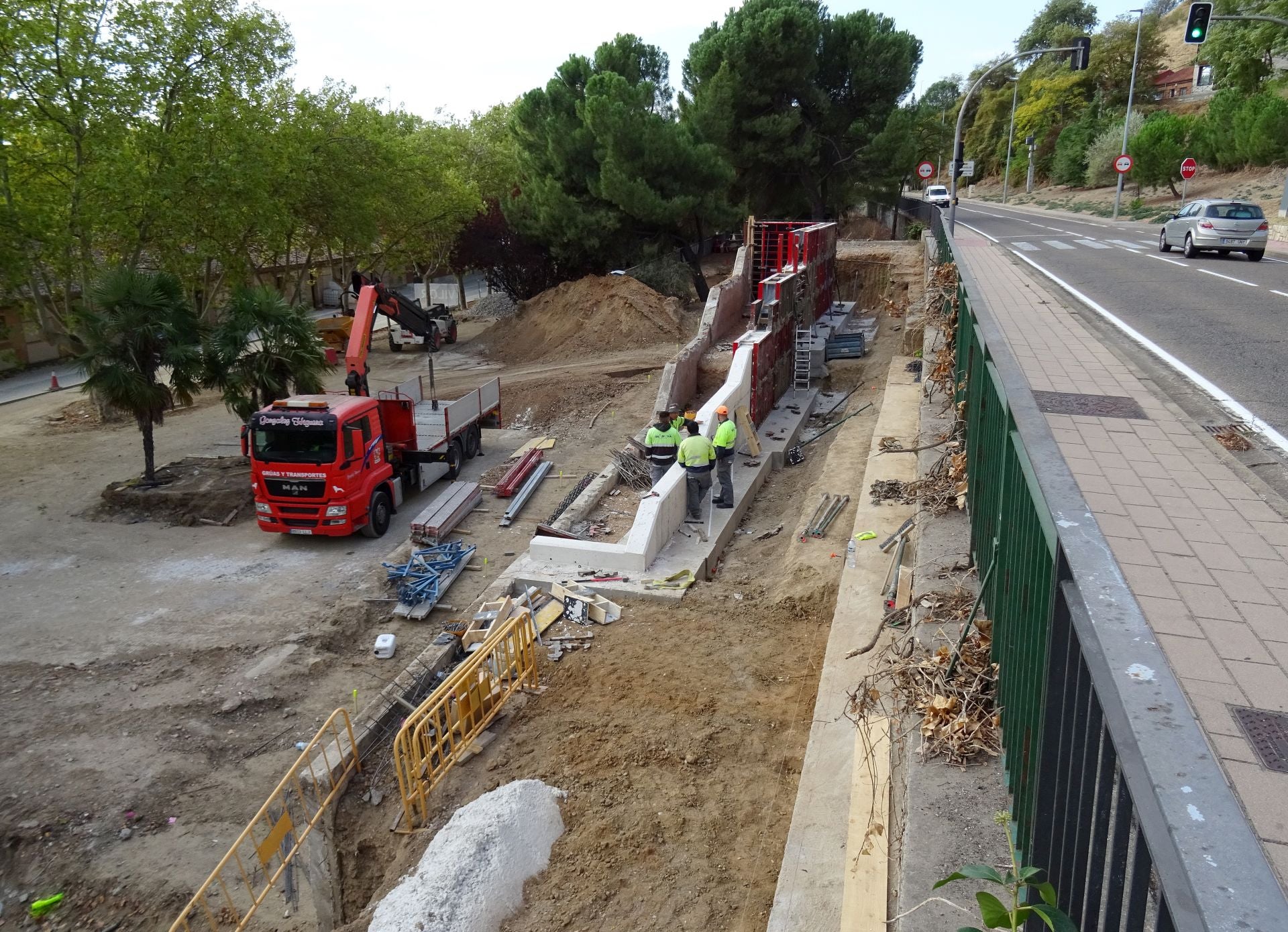 Obras en la calle Canal de Valladolid