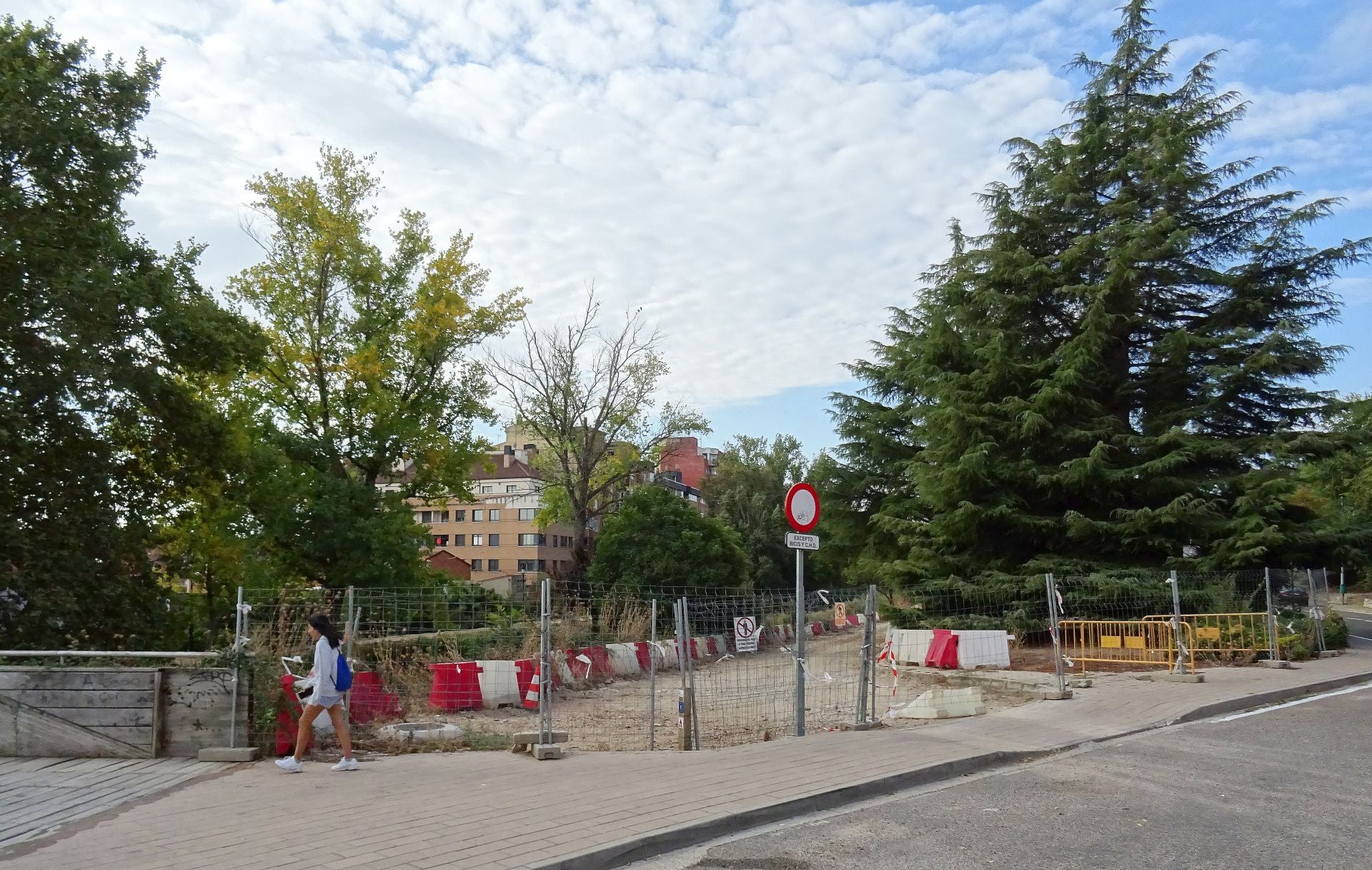 Obras en la calle Canal de Valladolid