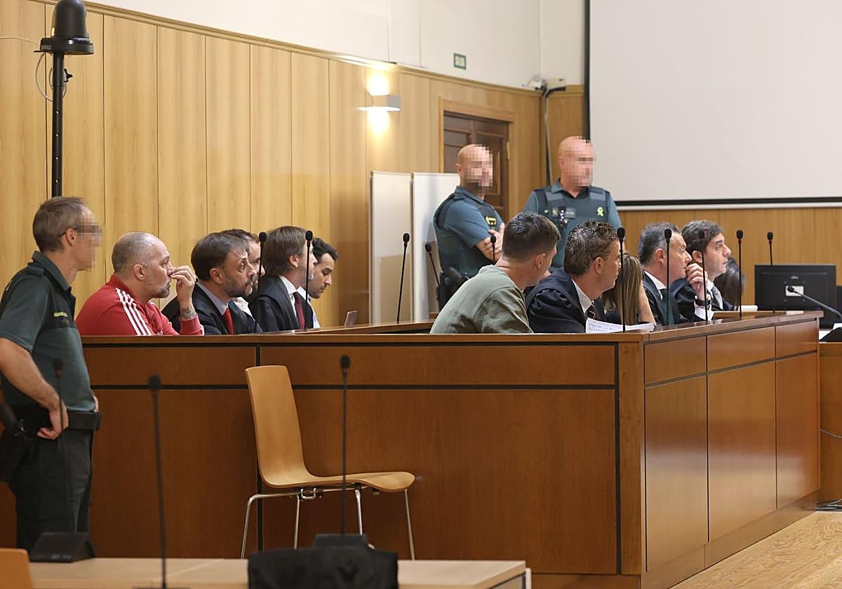Primera sesión del juicio por la operación 'Almendro' en la Audiencia de Valladolid.