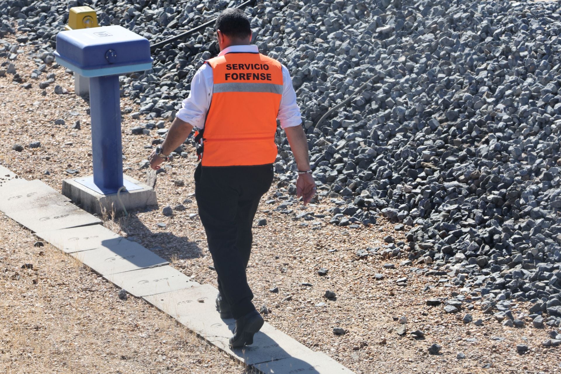 Las imágenes del tren detenido entre Olmedo y Valdestillas