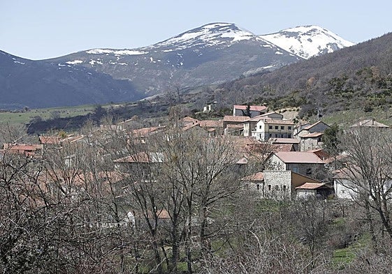 Panorámica de Polentinos, en plena Montaña Palentina.