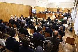 Inicio del juicio por la trama eólica el pasdao 15 de septiembre en la Audiencia de Valladolid.