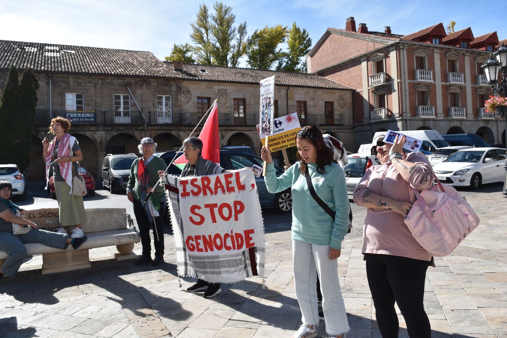 Aguilar se solidariza con Palestina