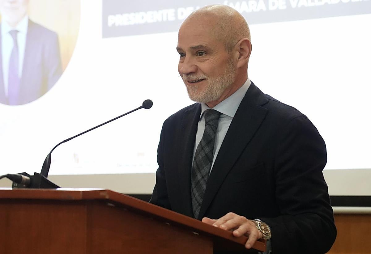 El presidente de la Cámara de Comercio de Valladolid, Víctor Caramanzana.