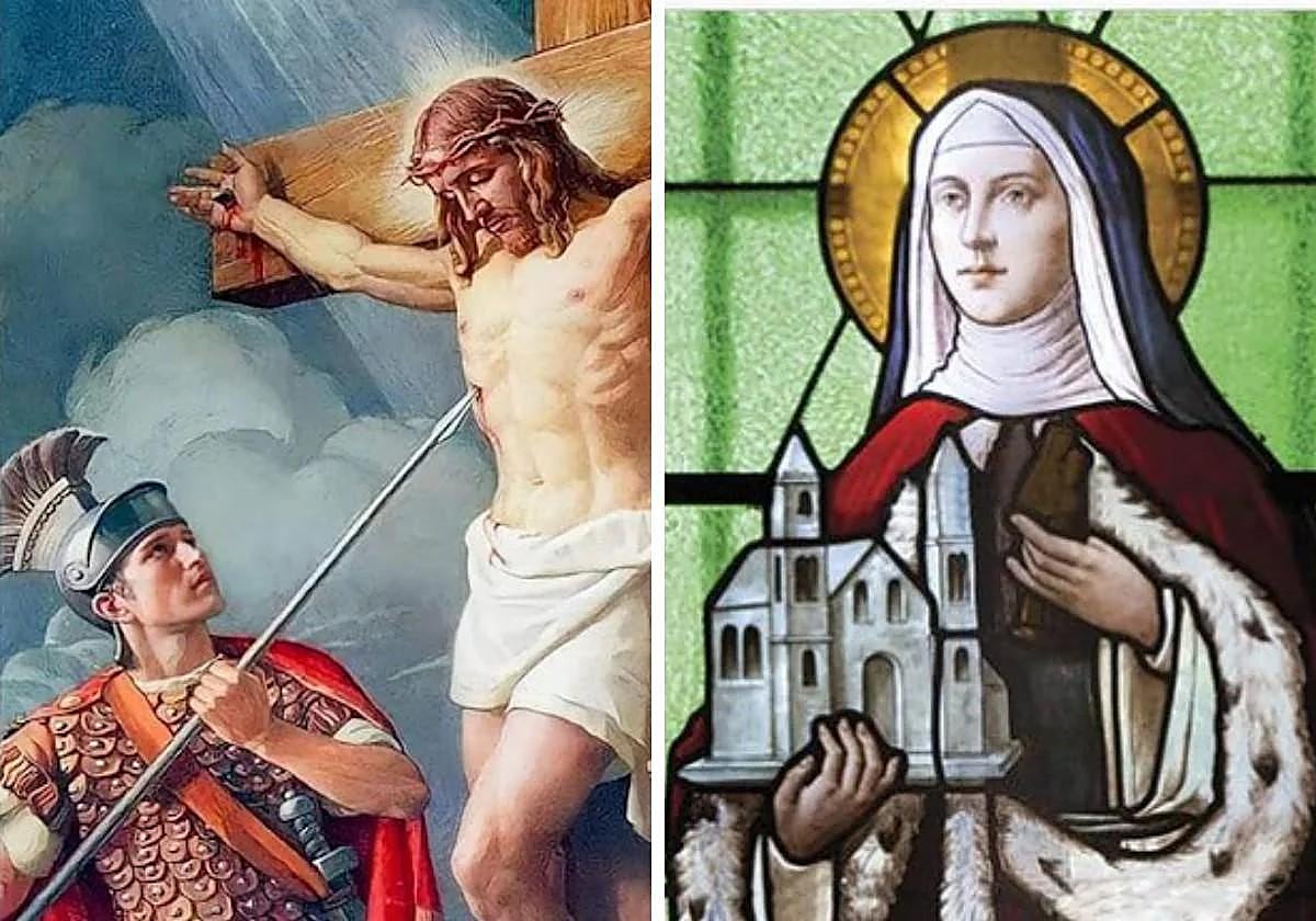 San Longinos Soldado y Santa Eduvigis.