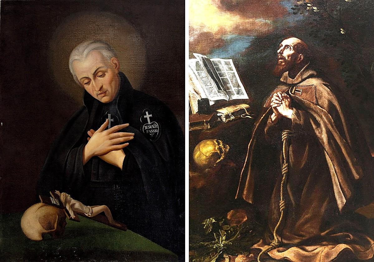 San Pablo de la Cruz y San Pedro de Alcántara.