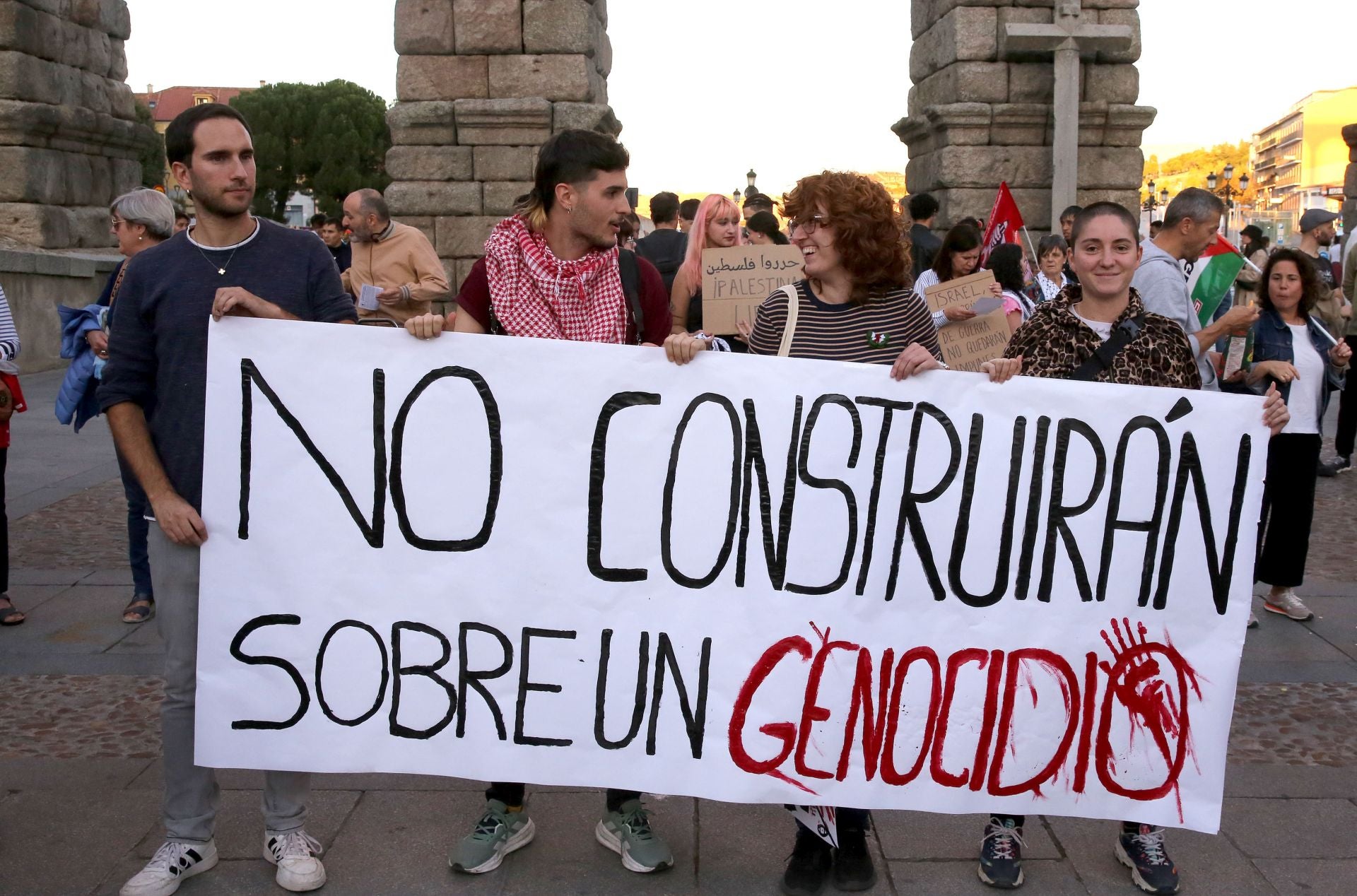 Las protestas por Palestina, en imágenes