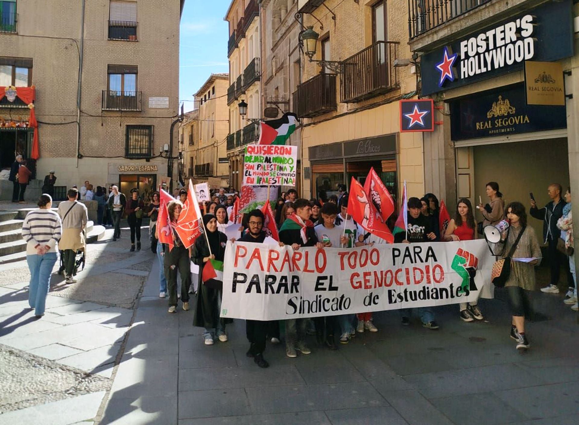 Las protestas por Palestina, en imágenes