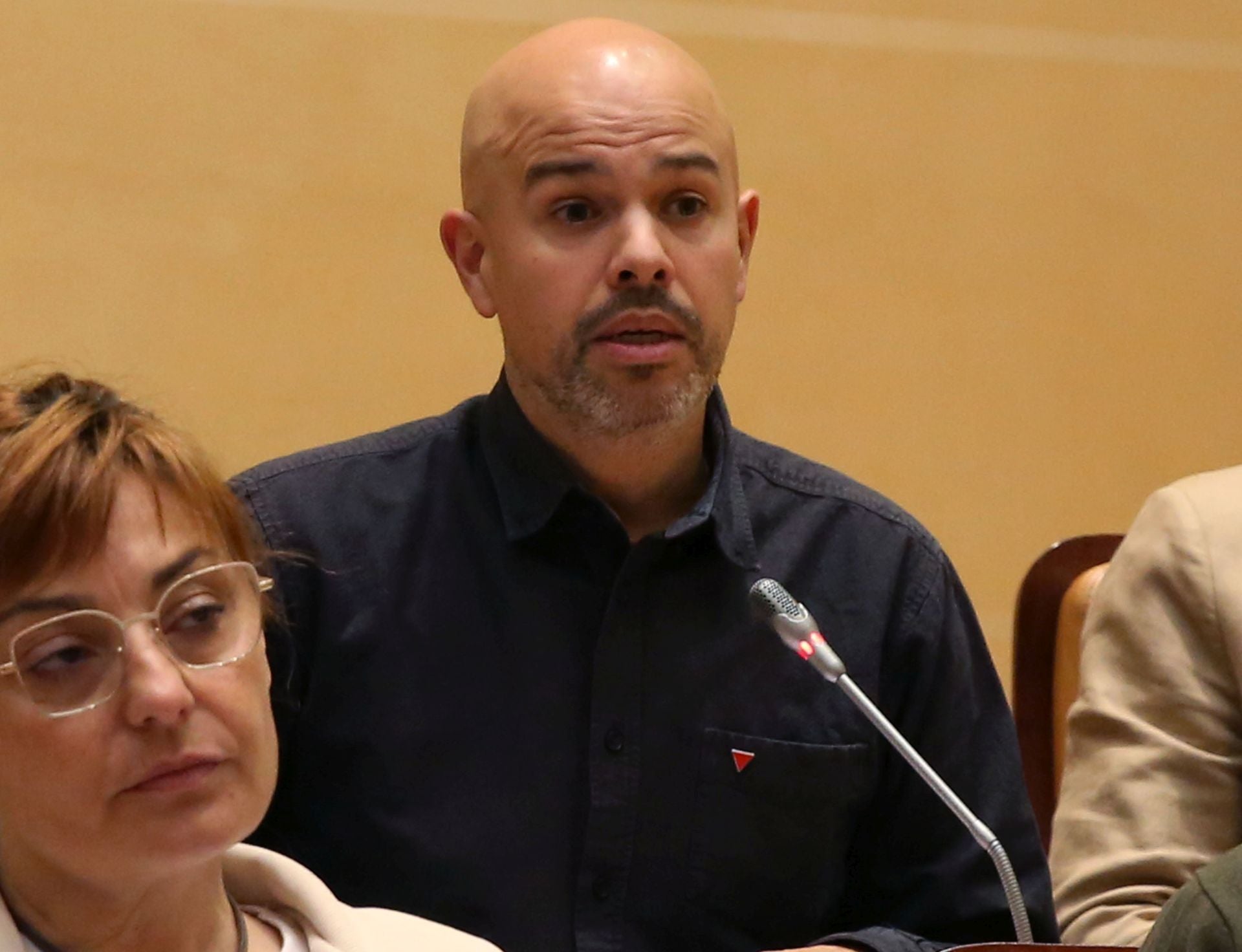 Fotografías de la mañana municipal en el Ayuntamiento de Segovia