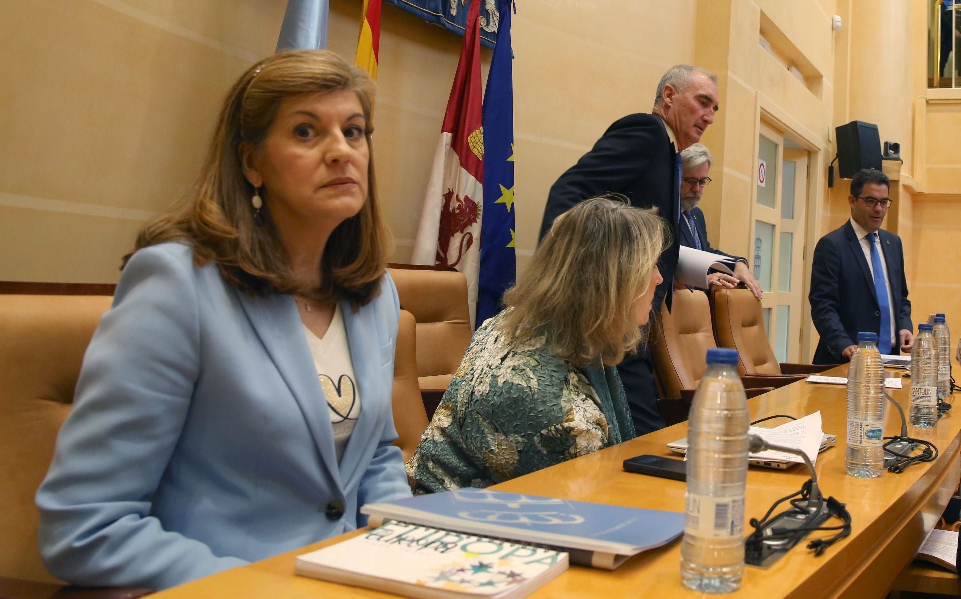 Fotografías de la mañana municipal en el Ayuntamiento de Segovia