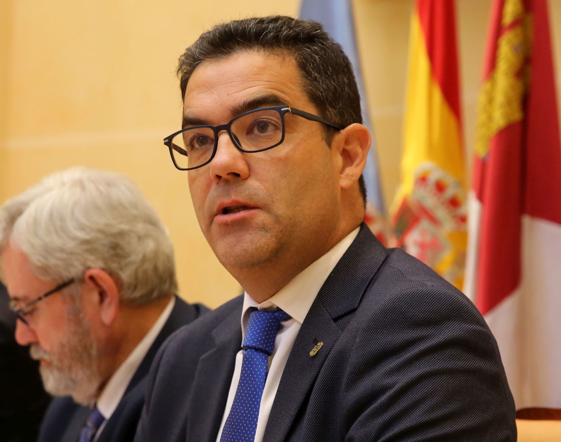 Fotografías de la mañana municipal en el Ayuntamiento de Segovia