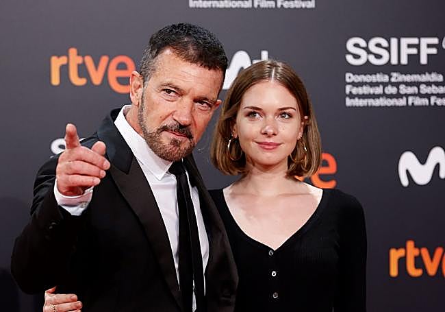 Antonio Banderas junto a su hija, Stella.