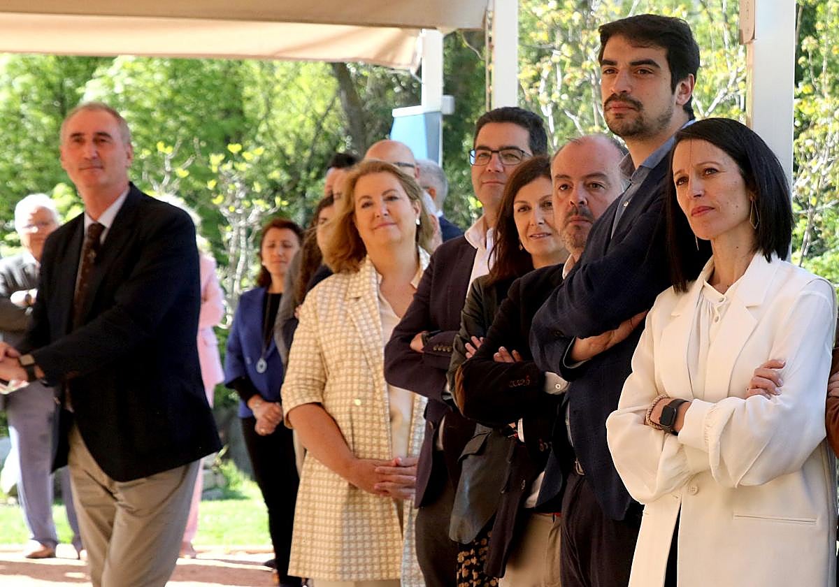 La futura concejala del PP, Berta Migueláñez, durante la presentación de la candidatura.
