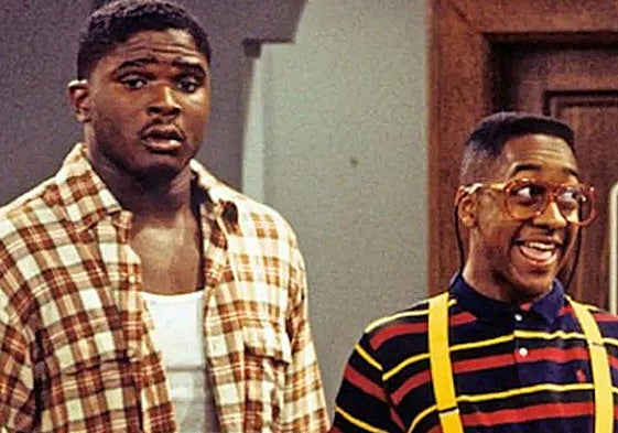 Darius McCrary y Jaleel White (Eddie Winslow y Steve Urkel) en 'Cosas de casa'.