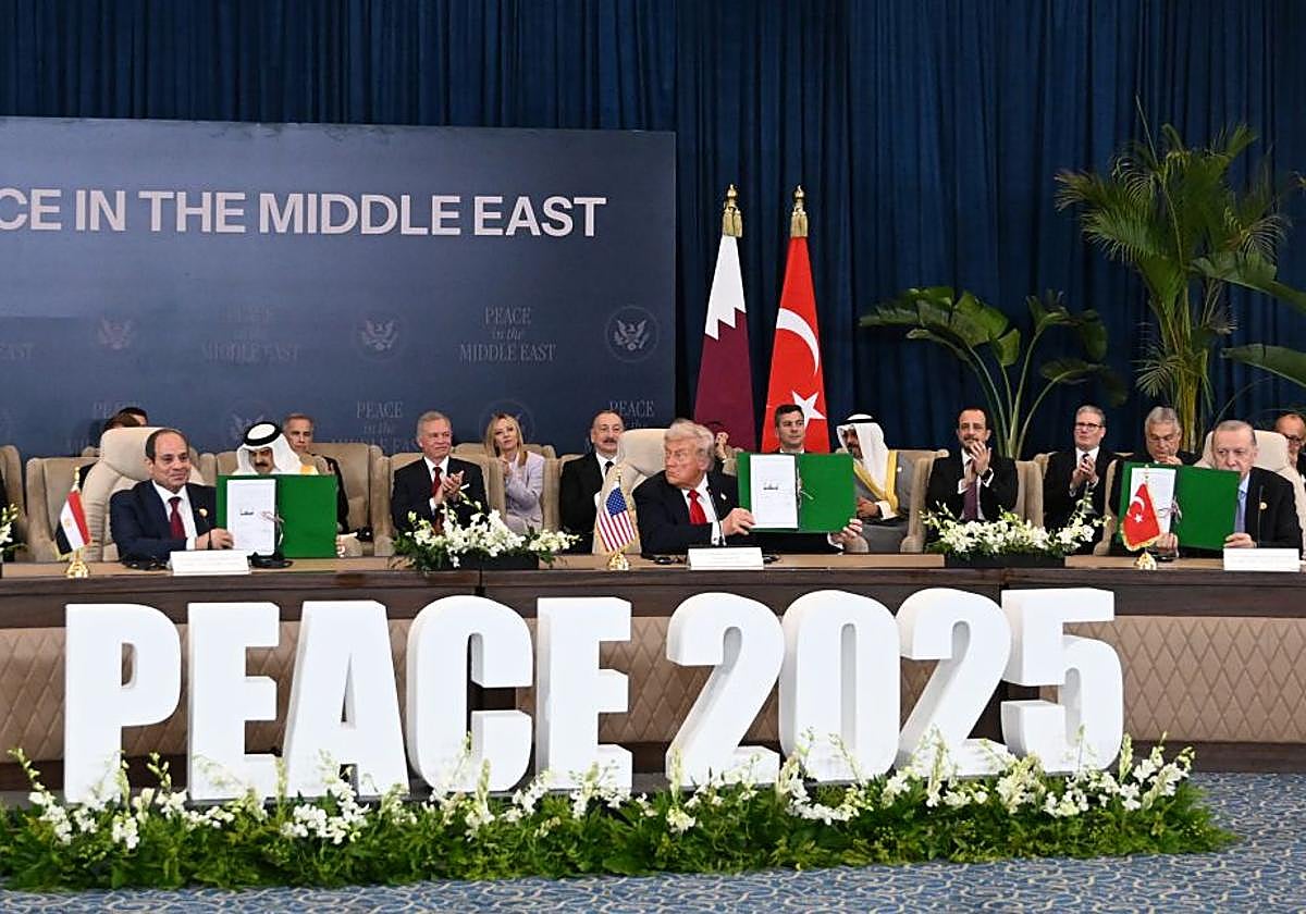 Firma del Plan de Paz para Oriente Próximo este lunes en Egipto.