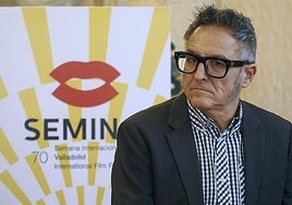 El director de la Seminci, José Luis Cienfuegos, durante la presentación en el Ayuntamiento de Valladolid.