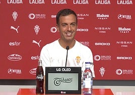 Borja Jiménez, este viernes en la rueda de prensa previa al encuentro en Zorrilla.