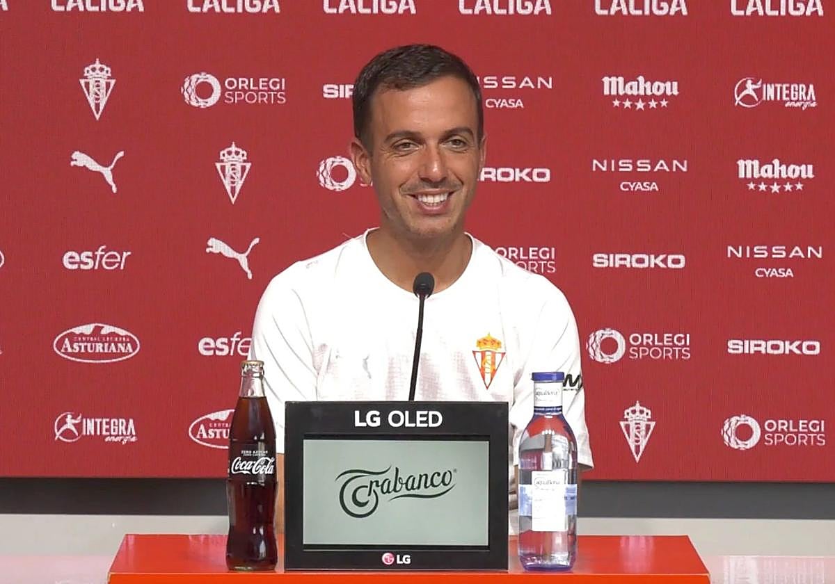 Borja Jiménez, este viernes en la rueda de prensa previa al encuentro en Zorrilla.