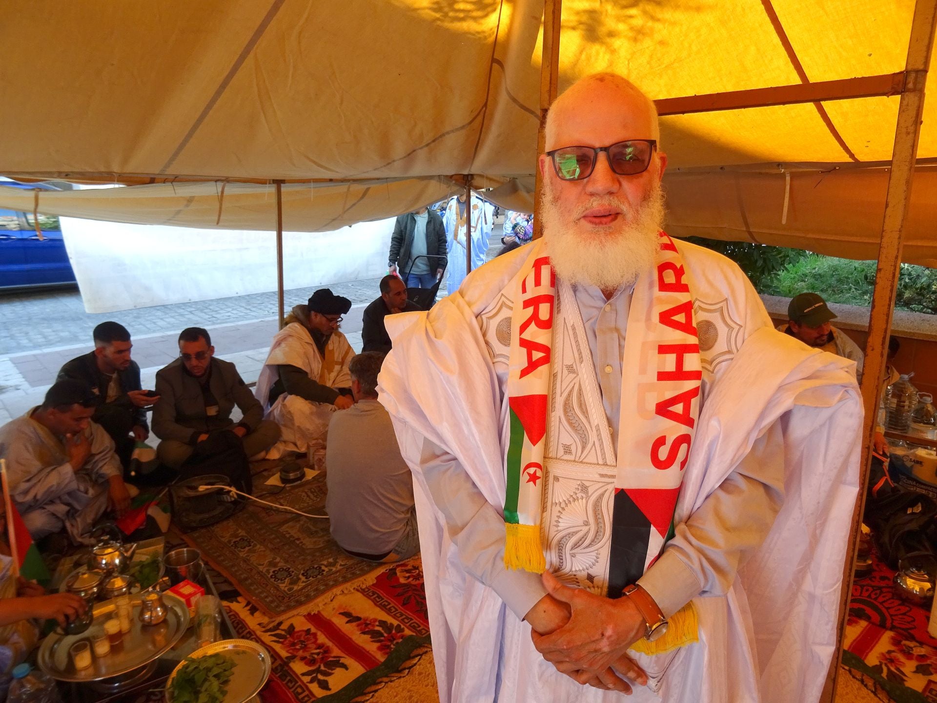 Protesta por la indepencia del pueblo saharaui en Valladolid