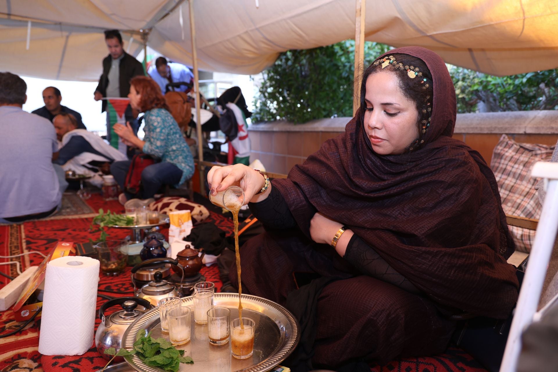 Protesta por la indepencia del pueblo saharaui en Valladolid