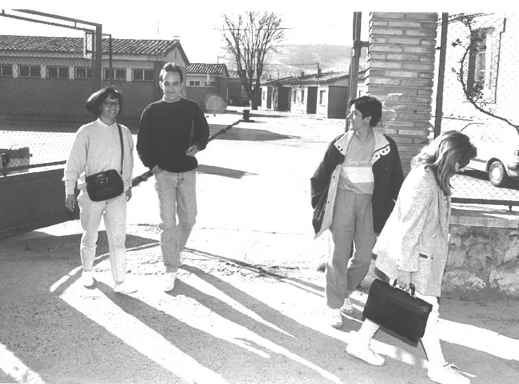 Profesores itinerantes de Quintanilla. 18 de marzo de 1994.