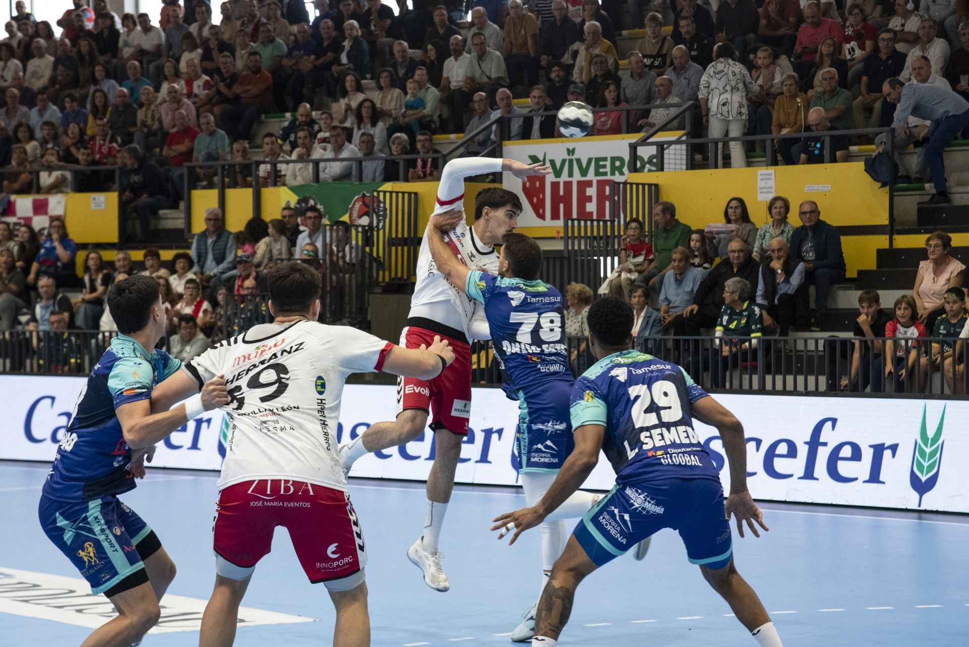 La derrota del Balonmano Nava, en imágenes