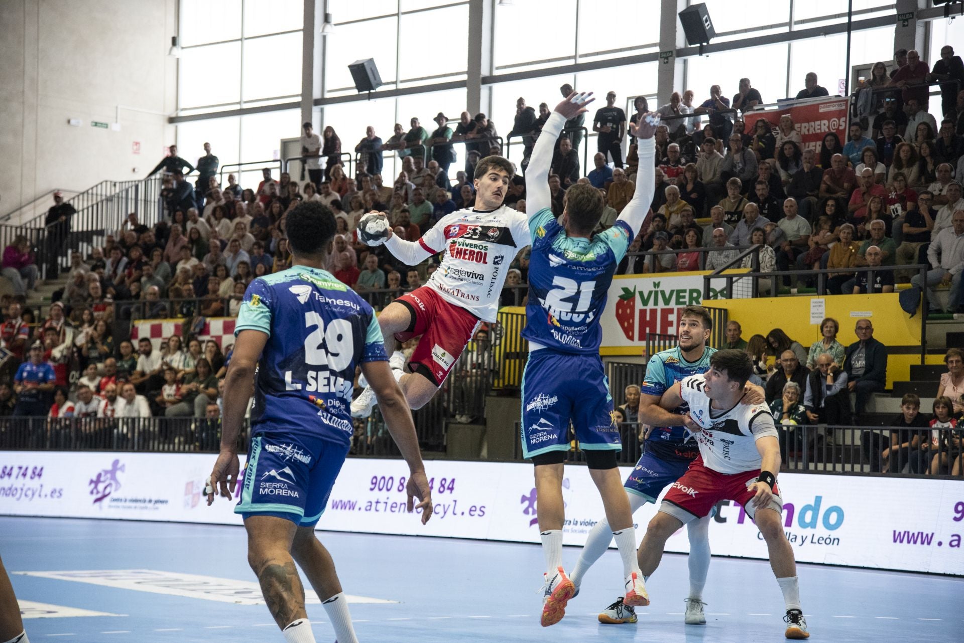 La derrota del Balonmano Nava, en imágenes