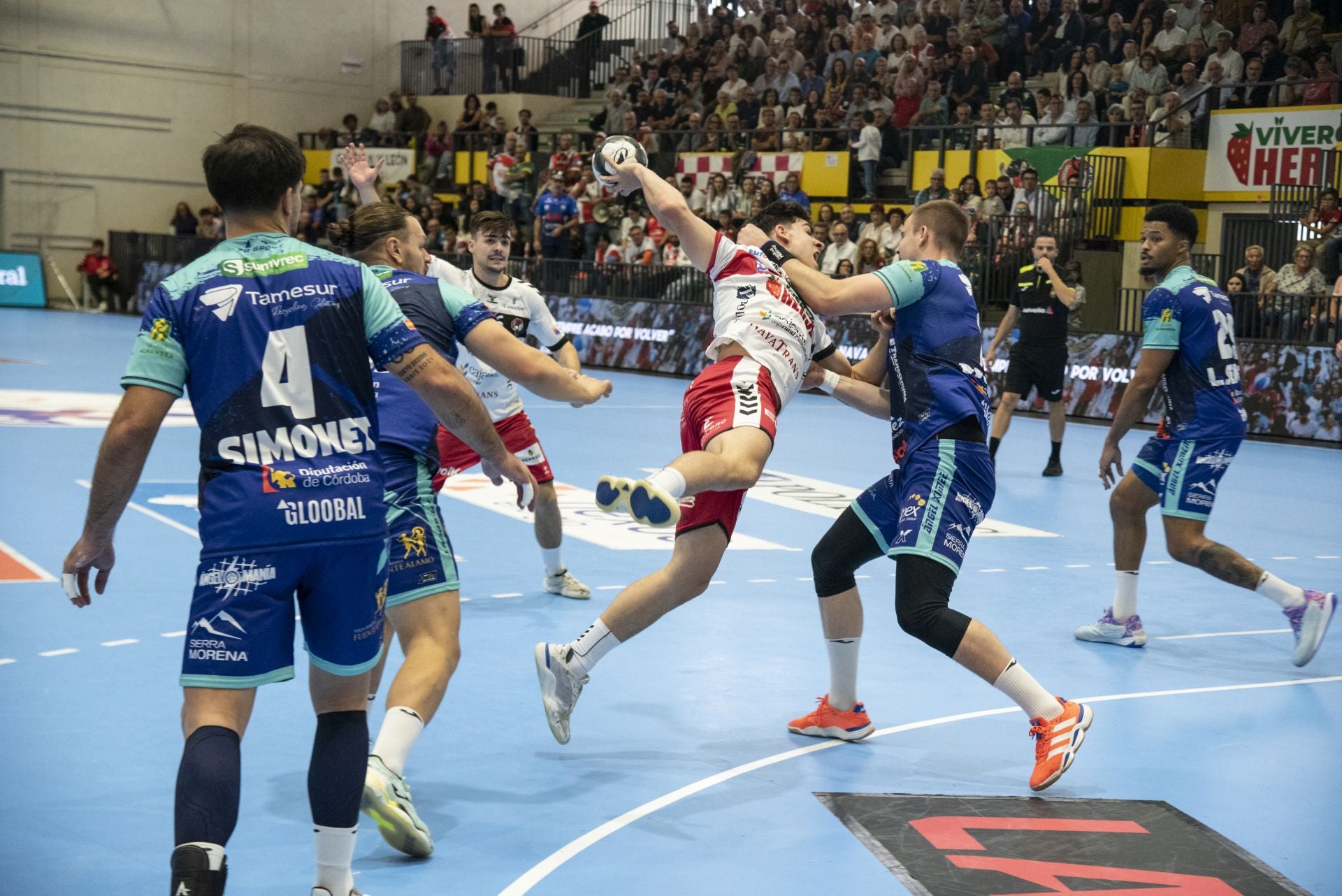 La derrota del Balonmano Nava, en imágenes